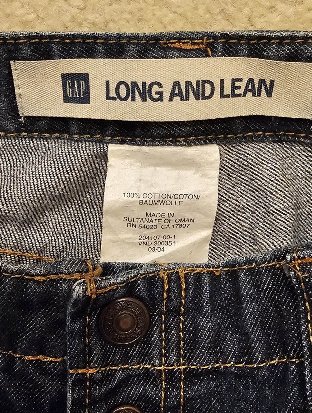 Gap Button-Fly Women’s Jeans - Picture 4 of 5